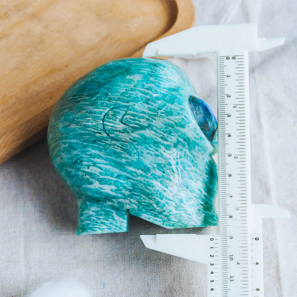 Amazonite Alien Skull