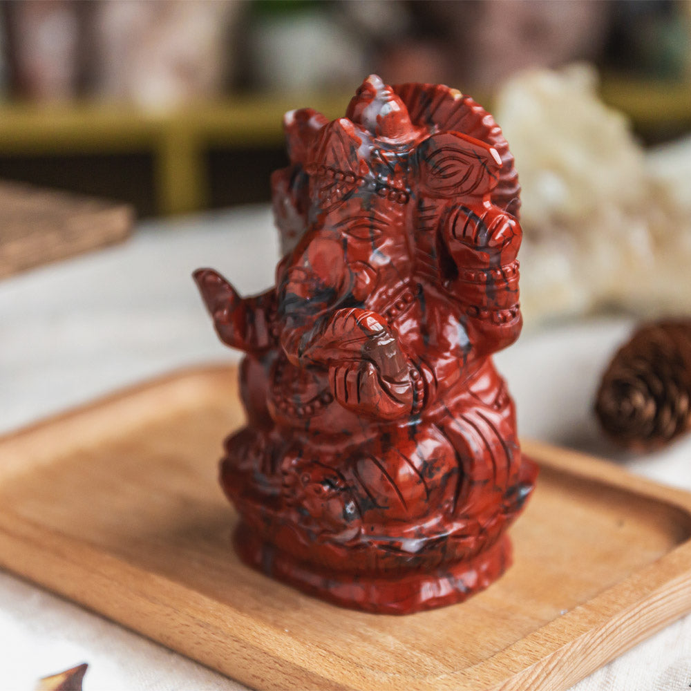 Red Jasper Ganesha