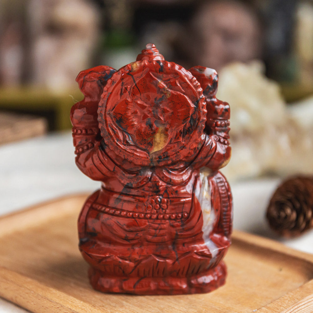 Red Jasper Ganesha