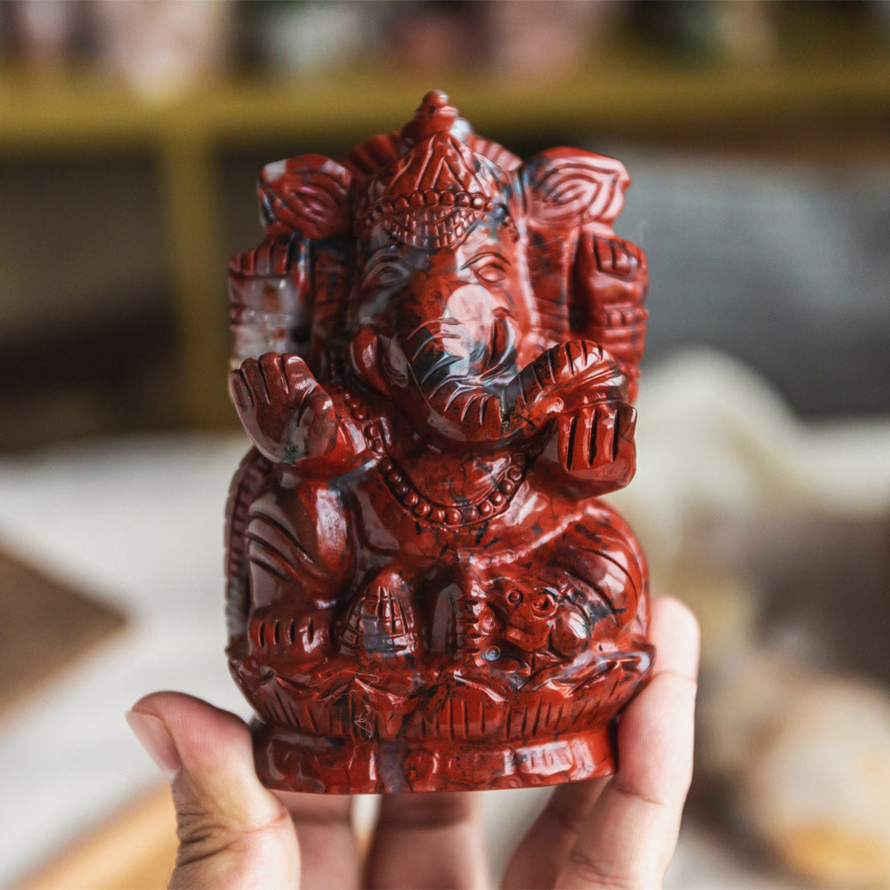 Red Jasper Ganesha