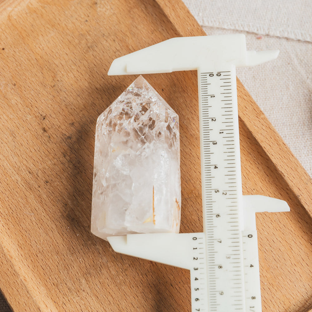 Ice Clear Quartz Point