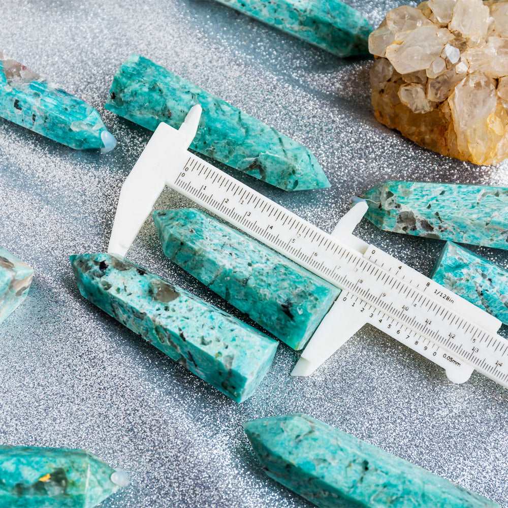 Amazonite With Smoky Quartz Point