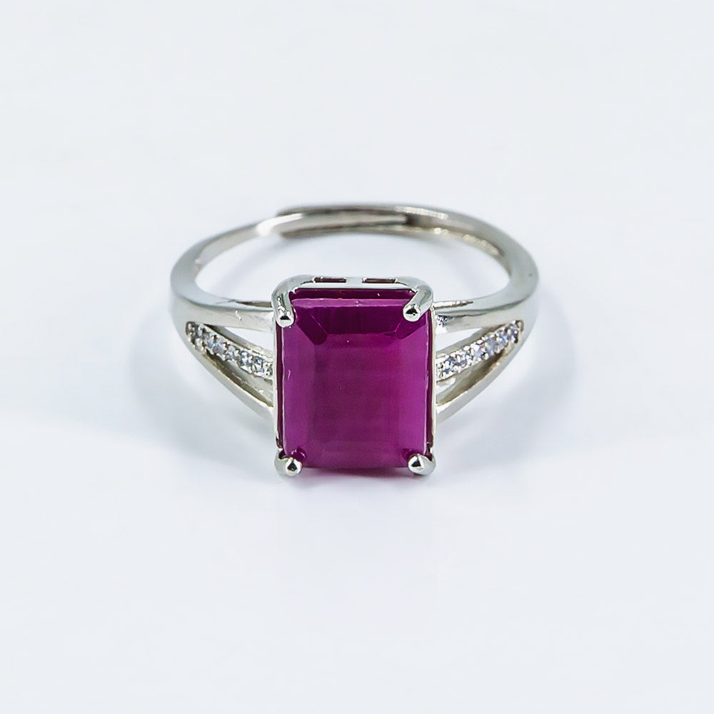 Square Crystal Ring