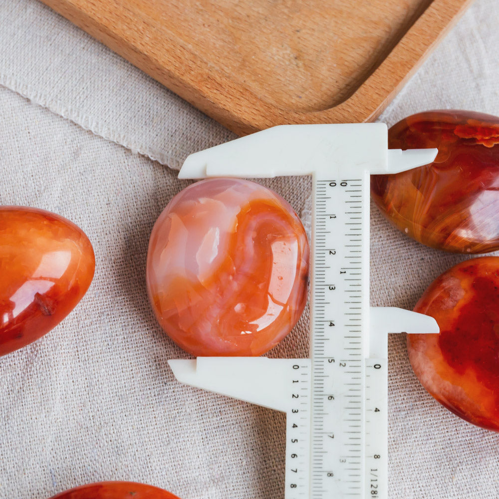 Carnelian Palm Stone