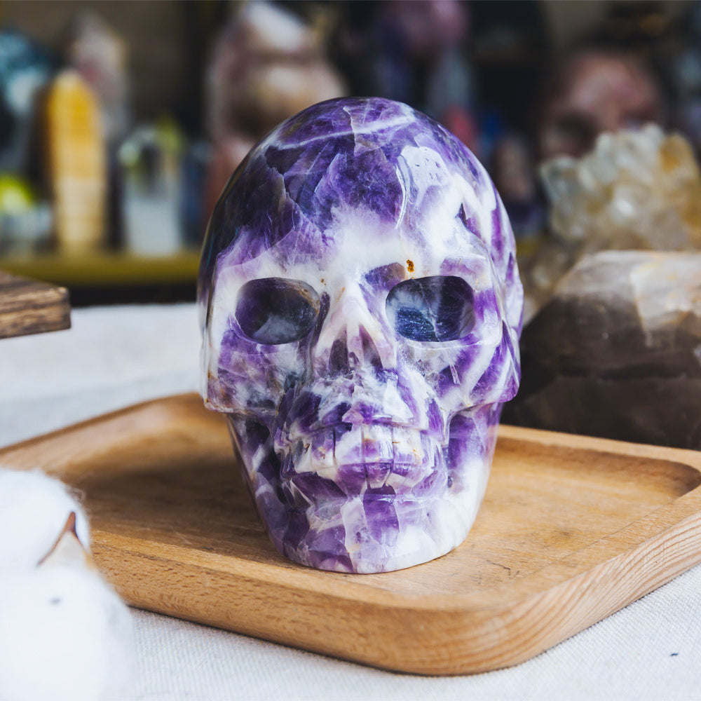 4" Dream Amethyst Skull