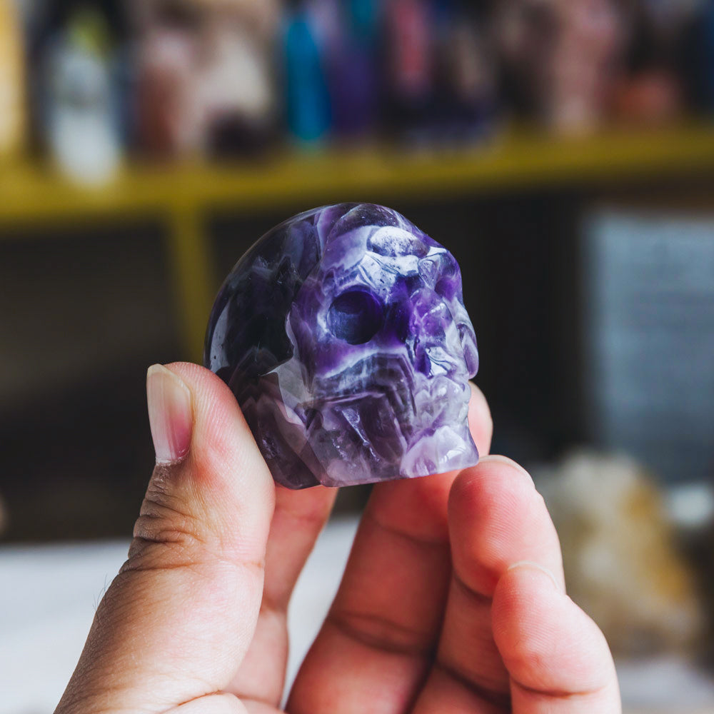 1.5" Dream Amethyst Skull