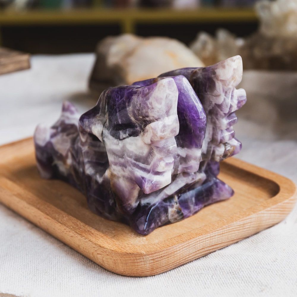 Dream Amethyst Dragon Head