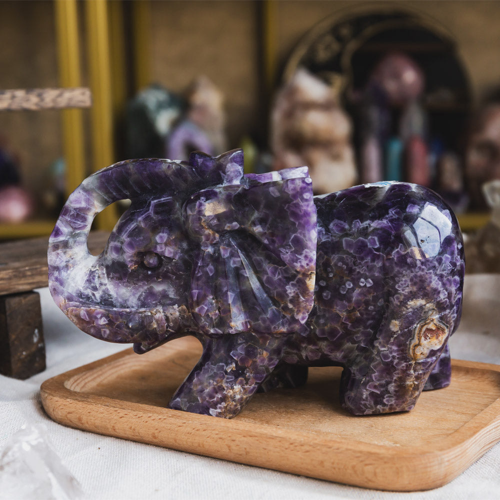 Dream Amethyst Elephant