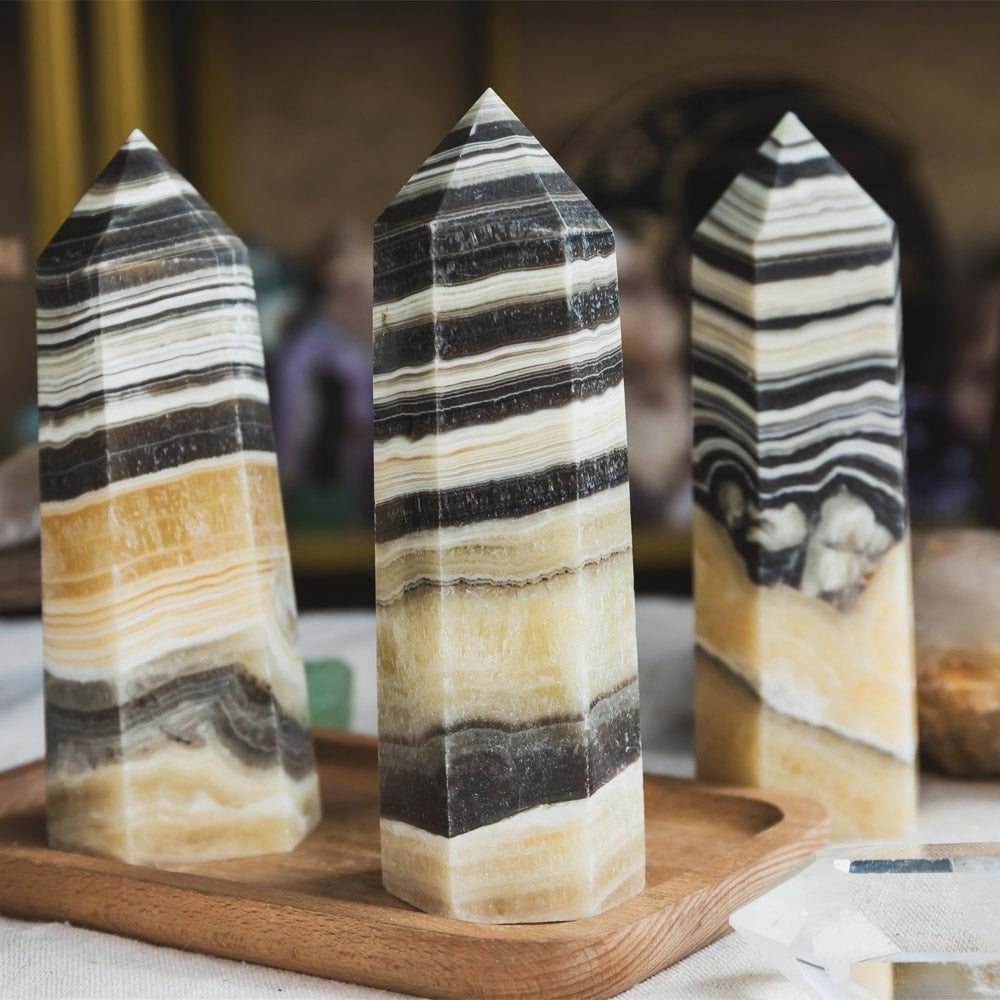 Zebra Calcite Tower