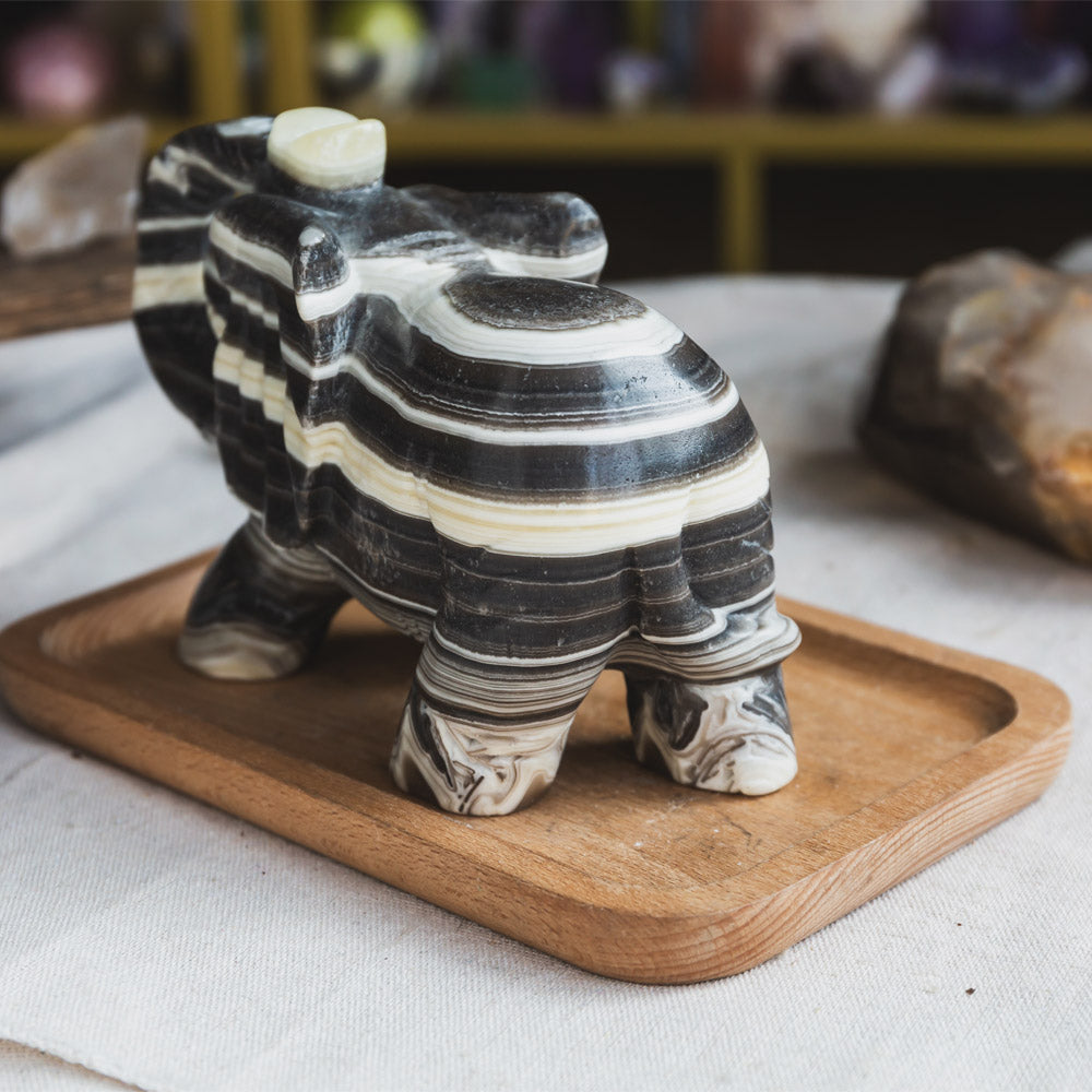 Zebra Calcite Elephant