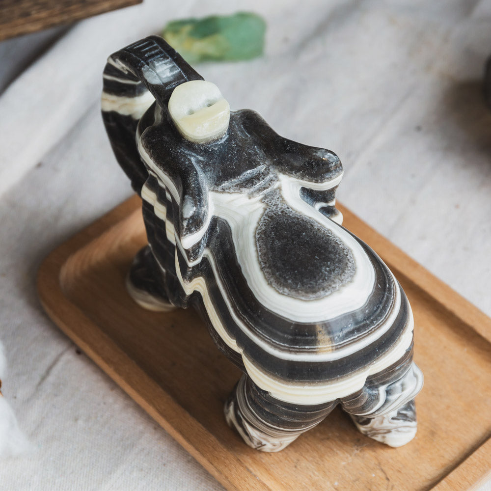 Zebra Calcite Elephant