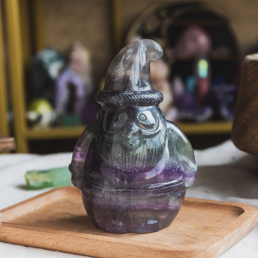 Fluorite Santa Claus