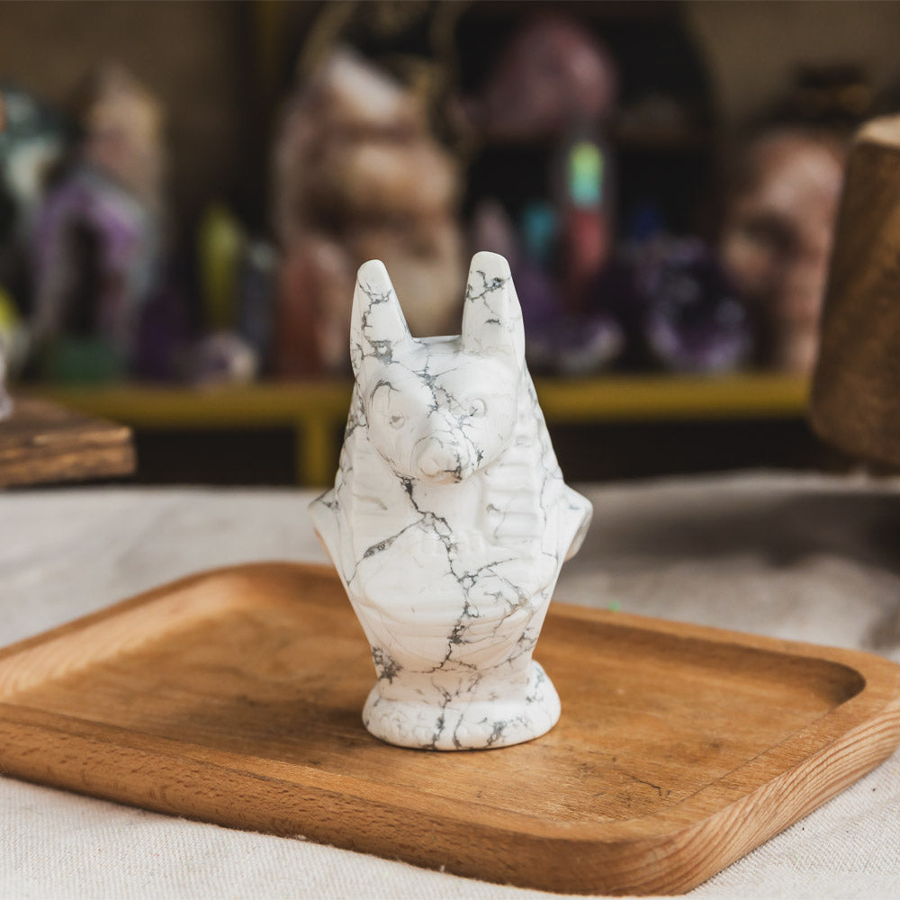 Howlite Anubis