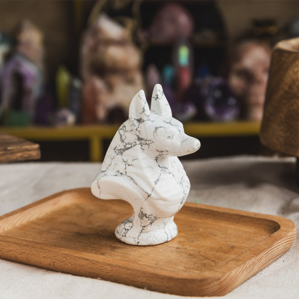 Howlite Anubis