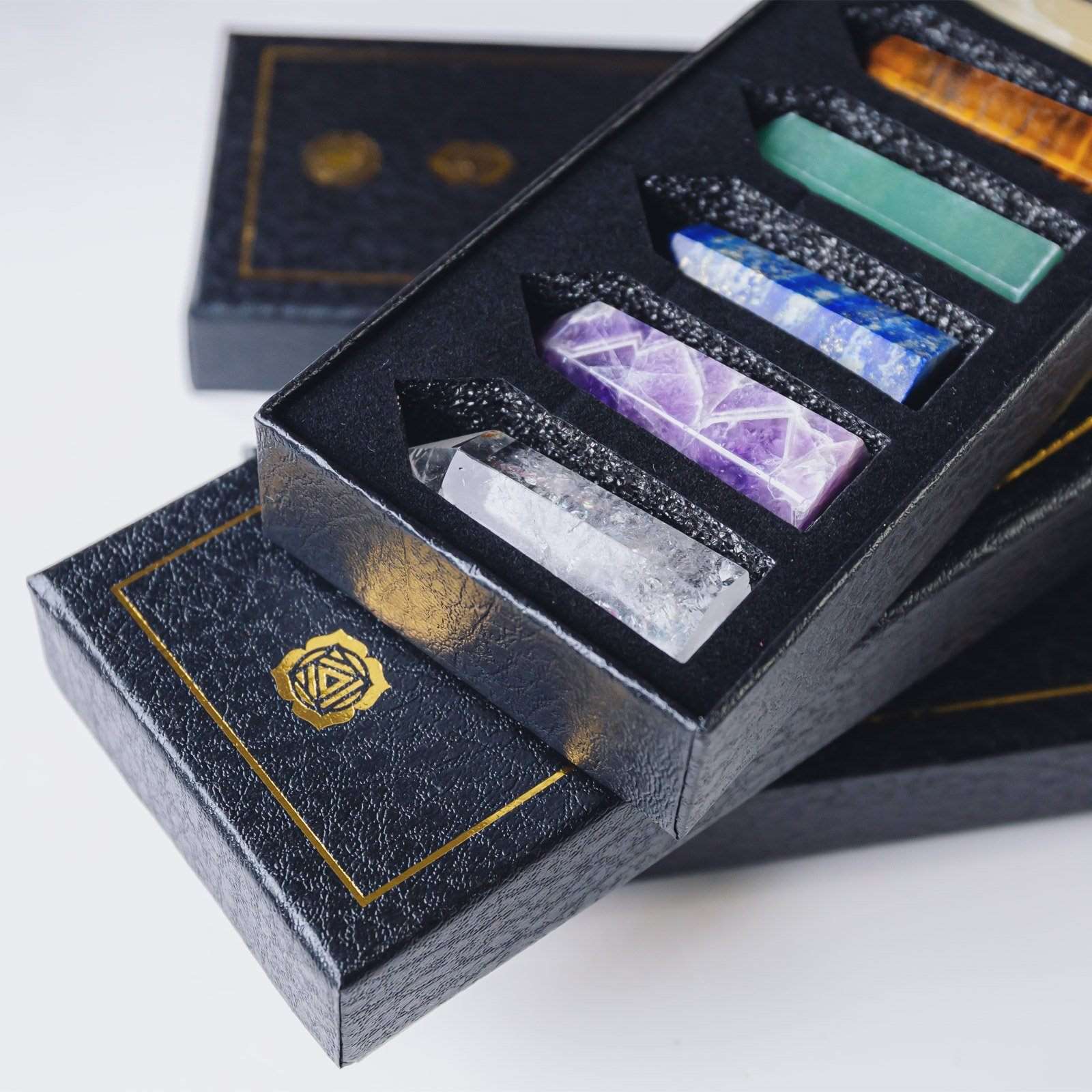 7 Chakra Crystal Wands Box