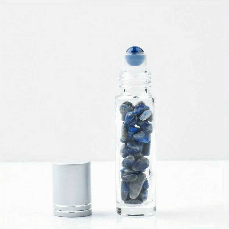 10pcs Clear Glass Roller Bottles