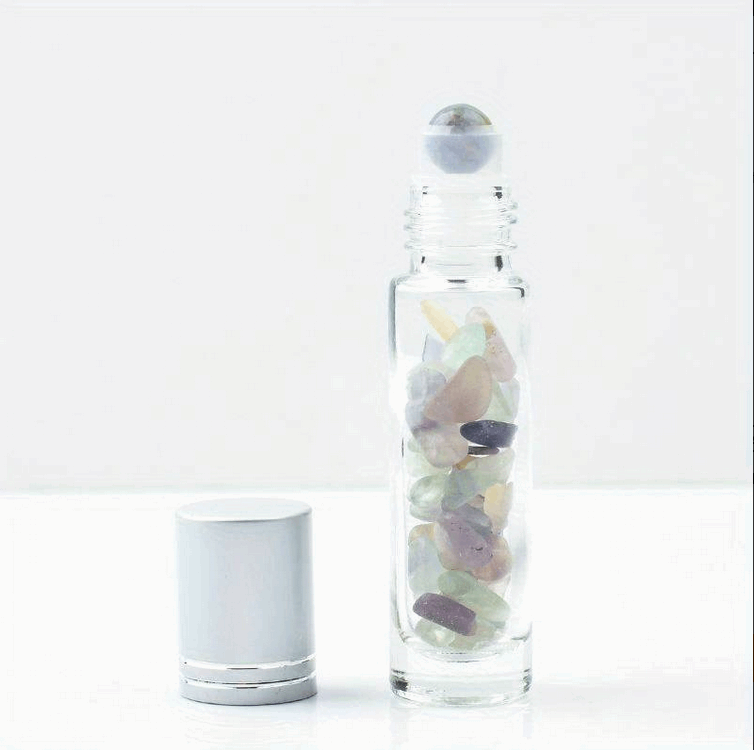 10pcs Clear Glass Roller Bottles