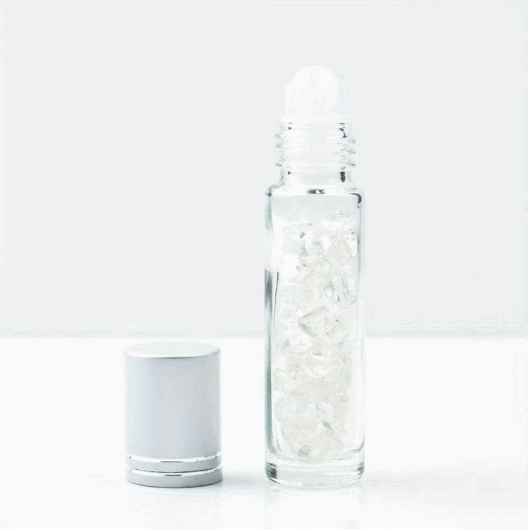 10pcs Clear Glass Roller Bottles