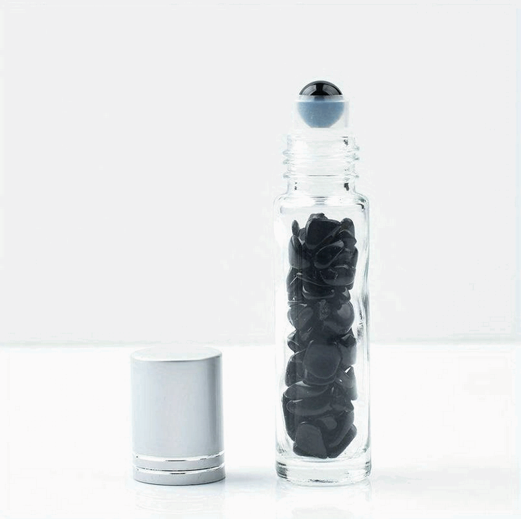 10pcs Clear Glass Roller Bottles