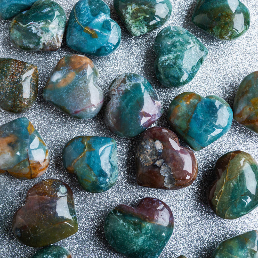 Ocean Jasper Heart