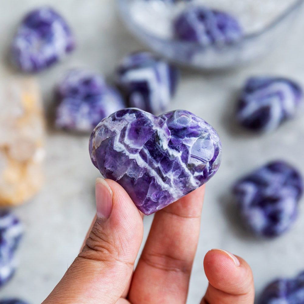 Dream amethyst Hearts