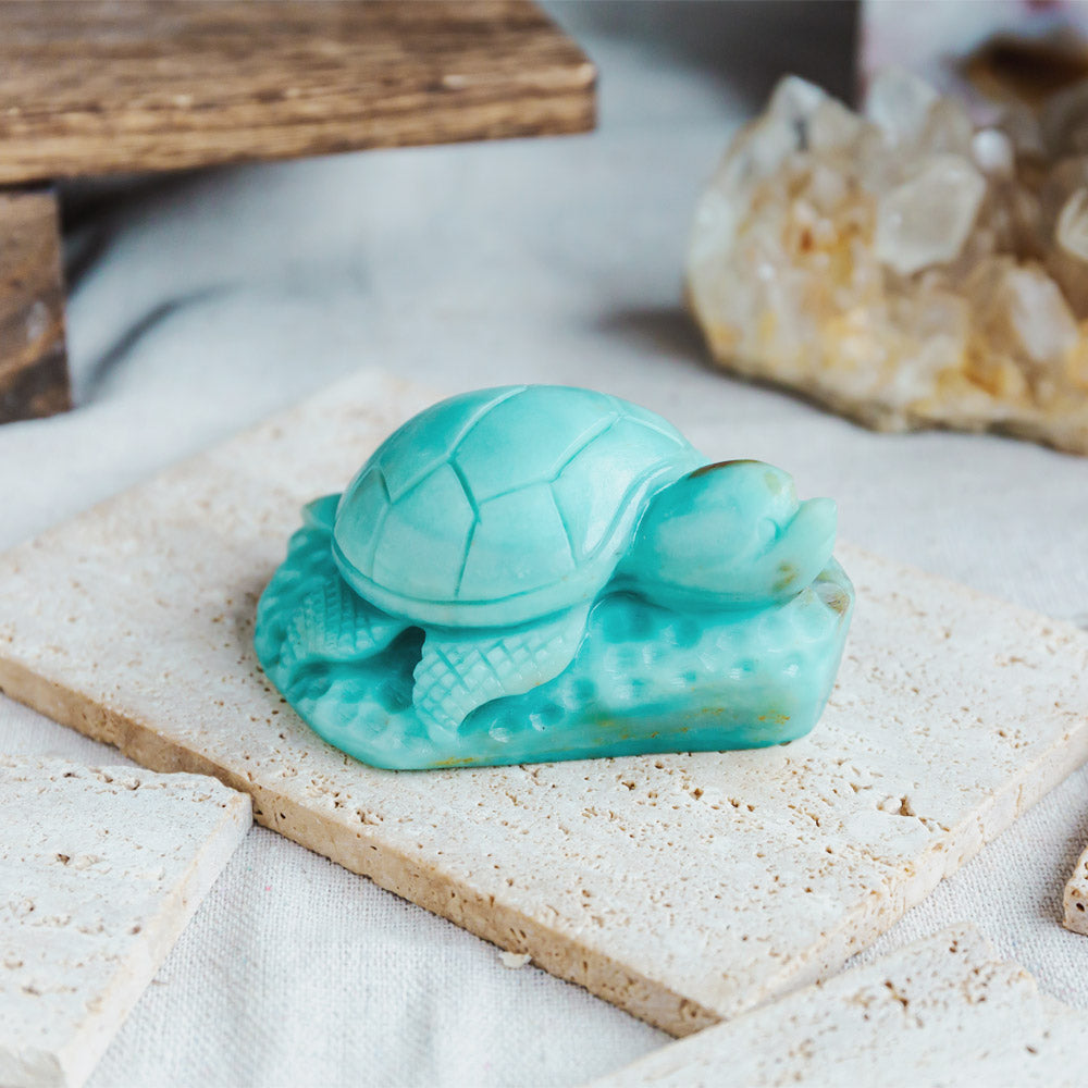 Blue Sky Opal Turtle