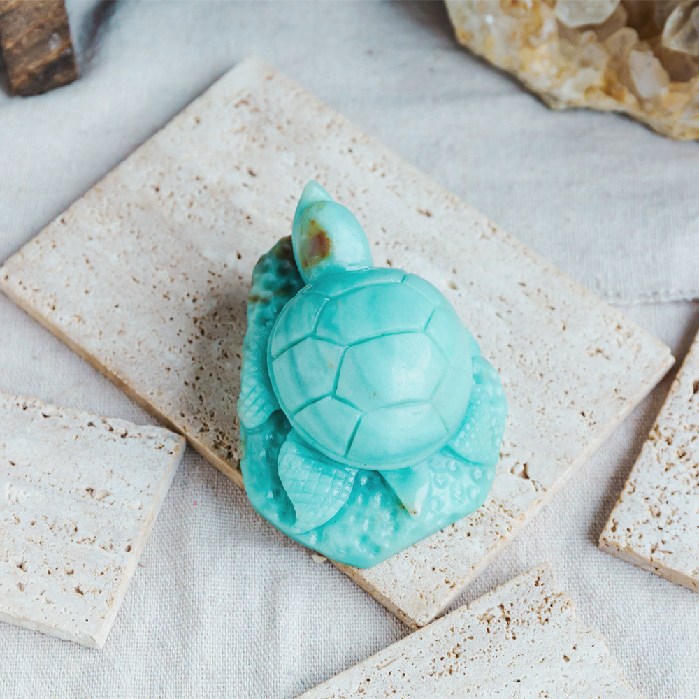 Blue Sky Opal Turtle