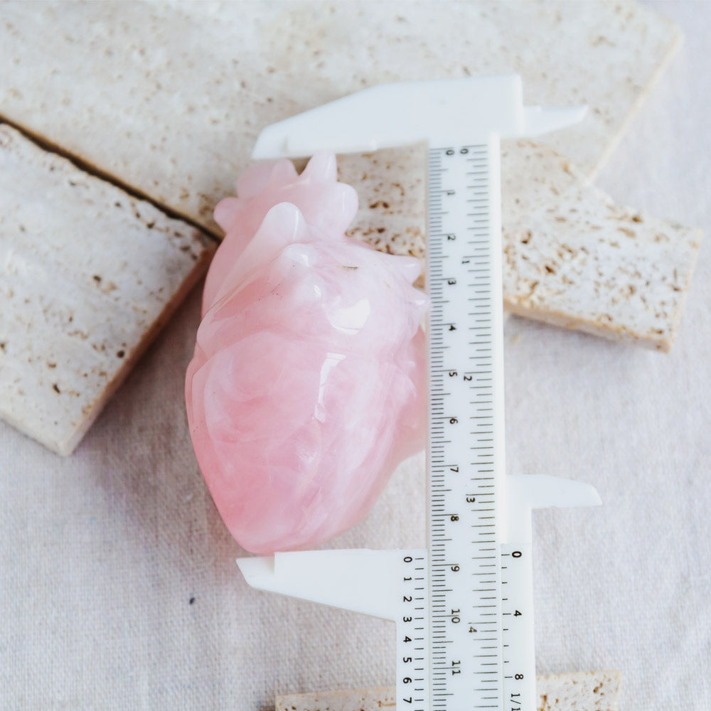 Rose Quartz Human Heart