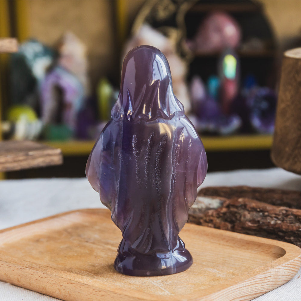 Fluorite Virgin Mary