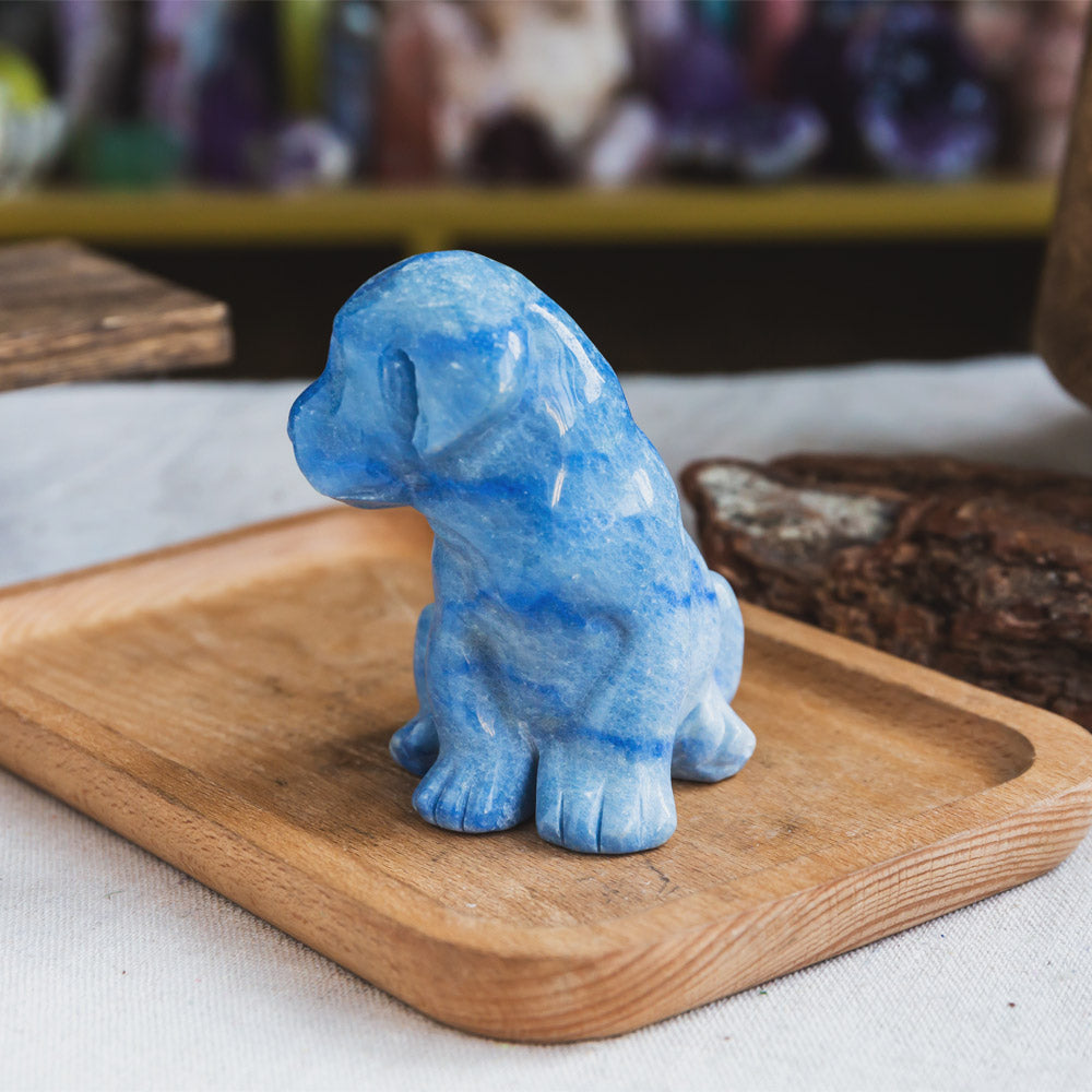 Blue Aventurine Dog