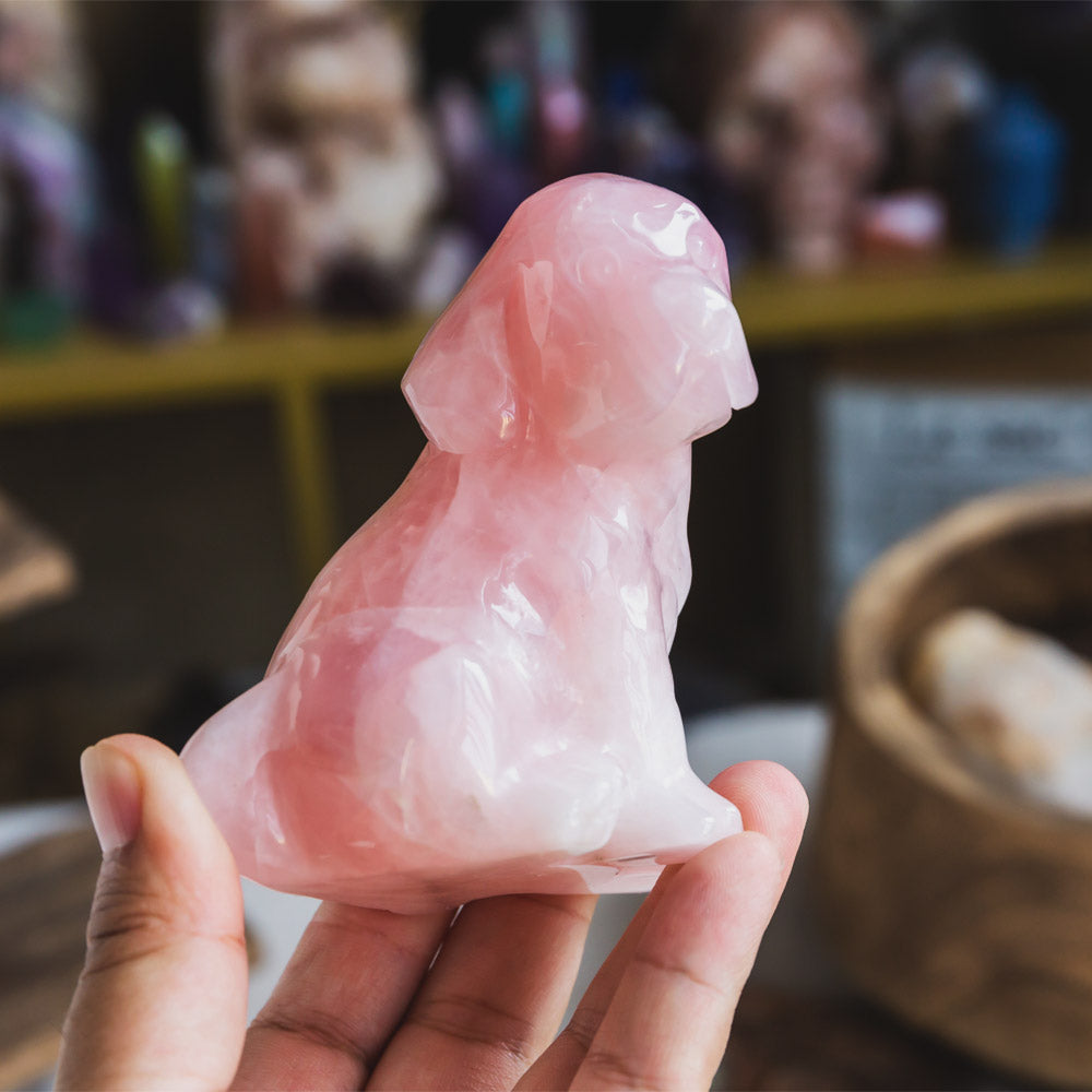 Rose Quartz Dog