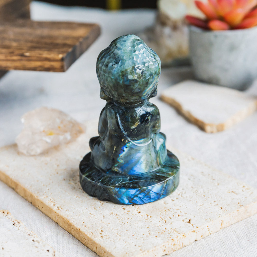 Labradorite Baby Buddha