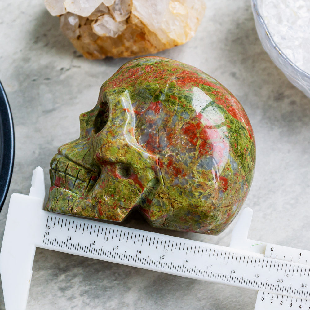 Unakite Skull