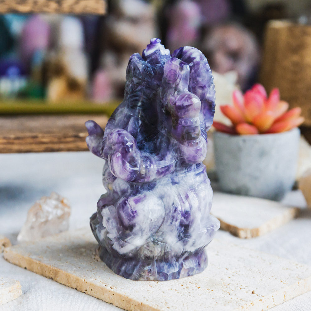 Dream Amethyst Ganesha