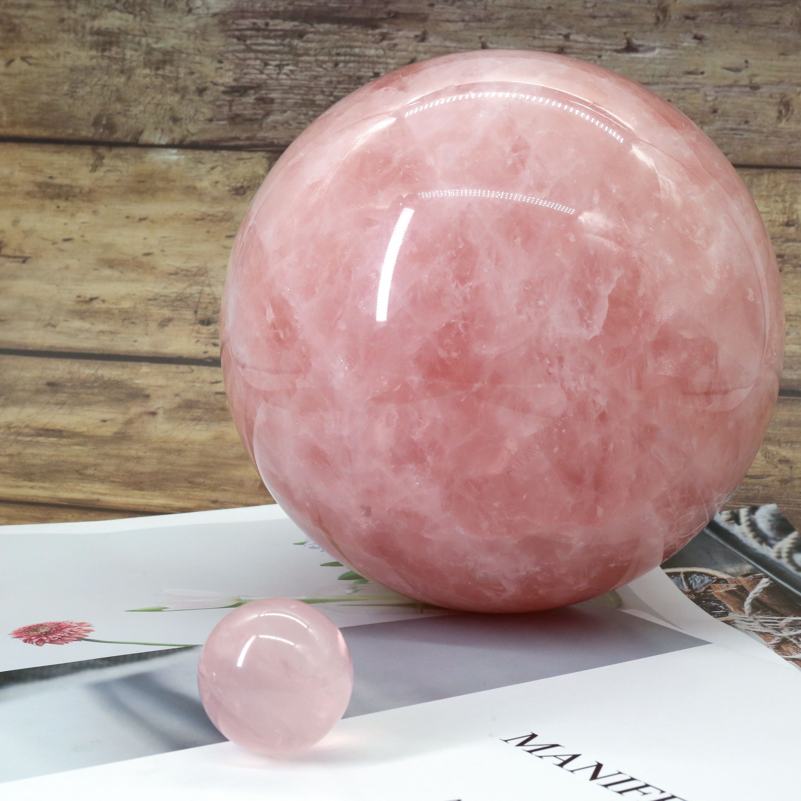 Rose Quartz Big Sphere