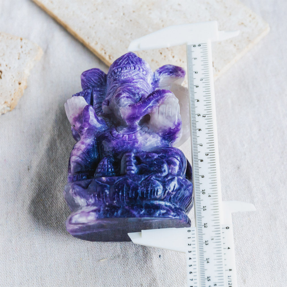 Lepidolite Ganesha