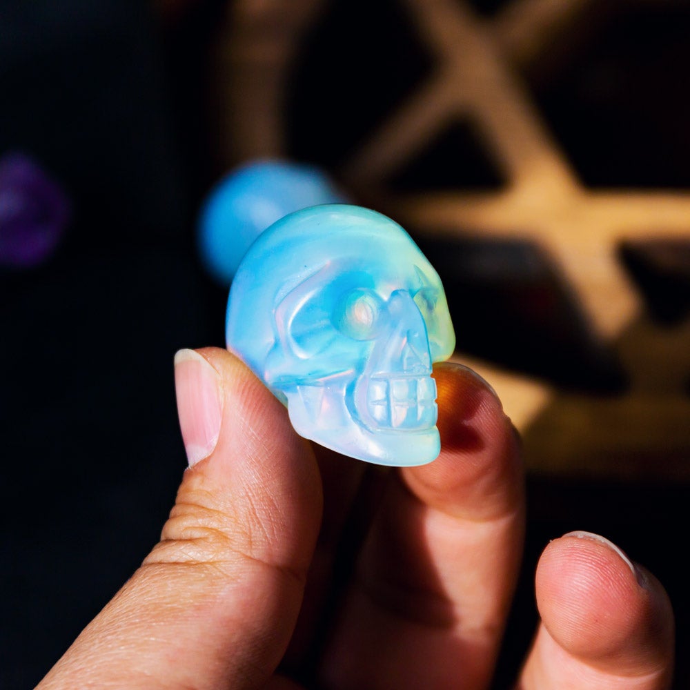 1.5" Opal Skull