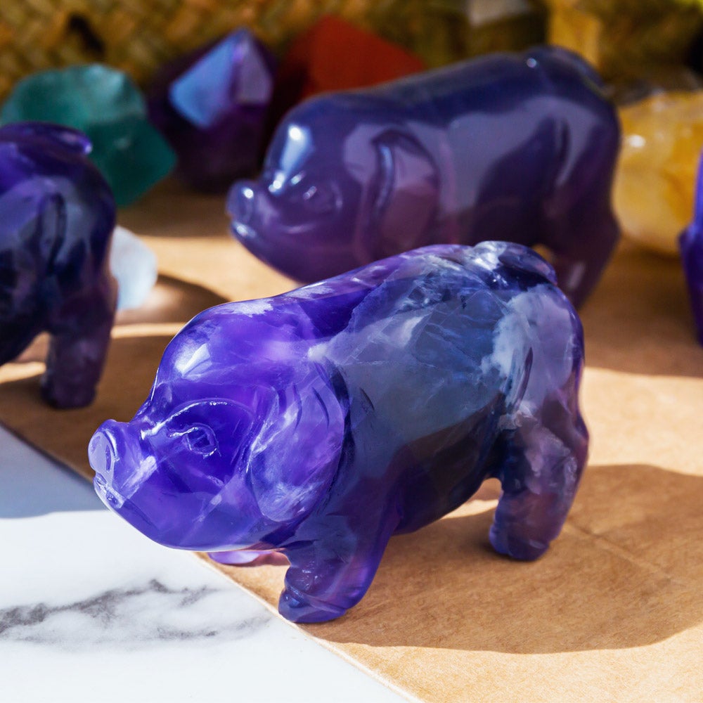 Fluorite Pig