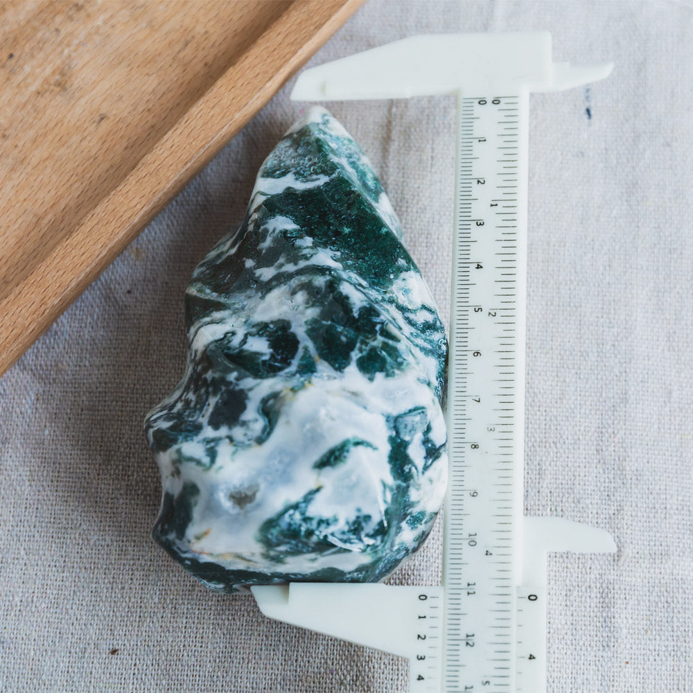 Moss Agate Flame