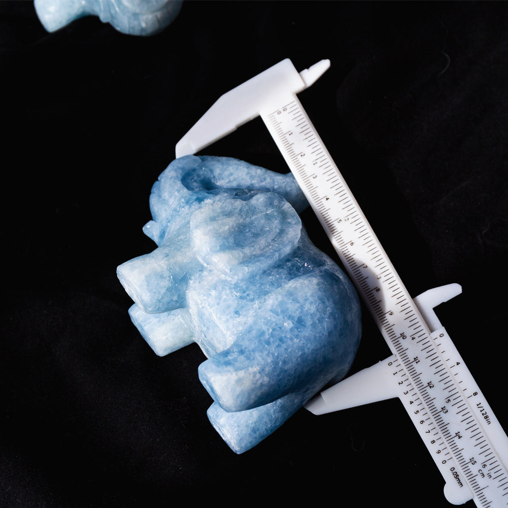 Blue Calcite Elephant