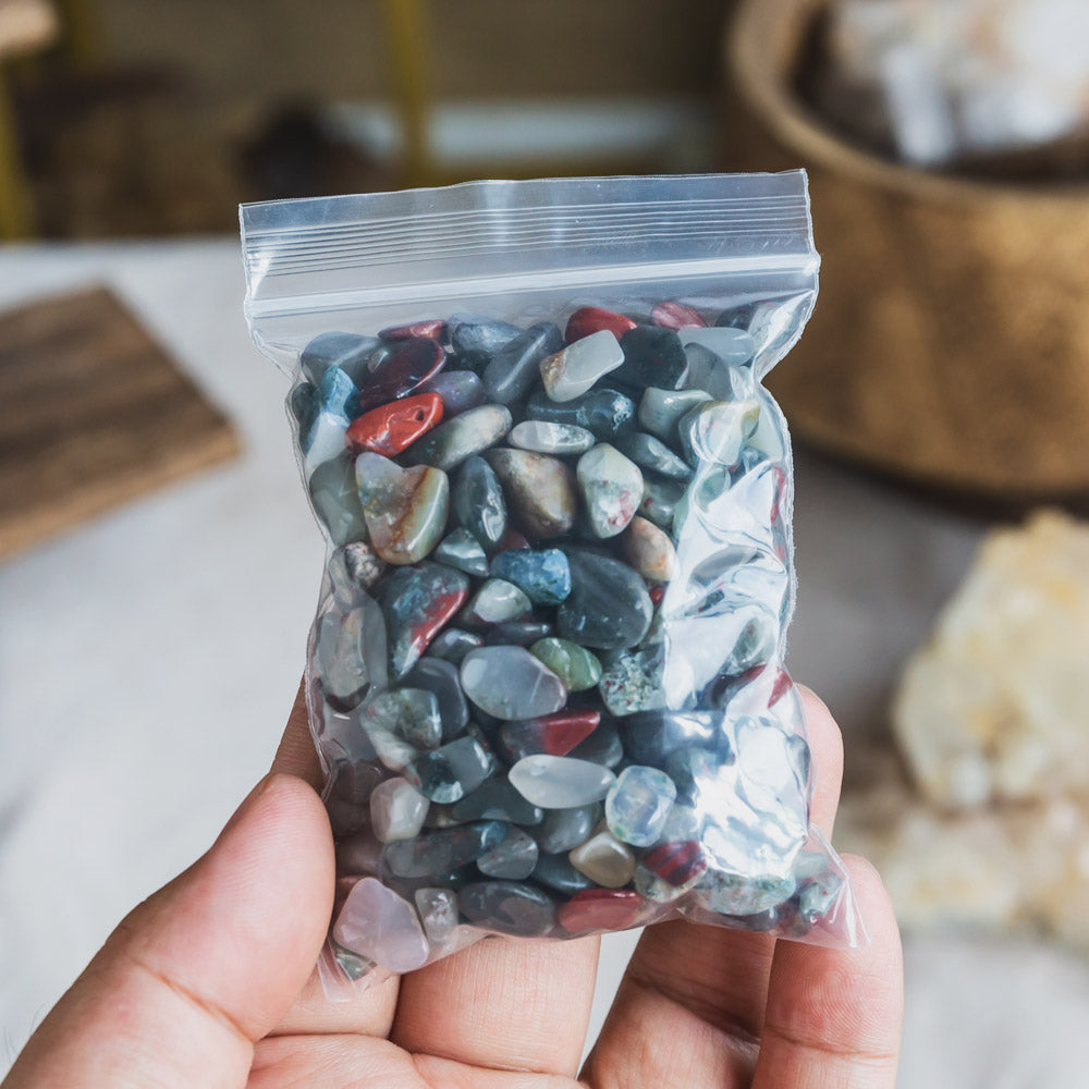 Africa Blood Stone Chips100g