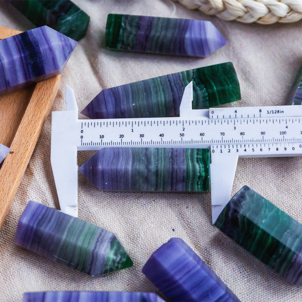 Silk Fluorite Point