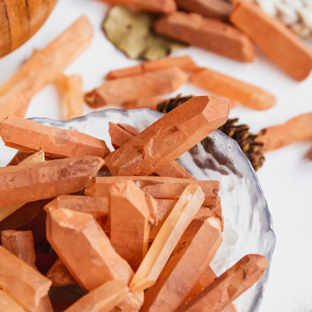 Red Singing Quartz Wands