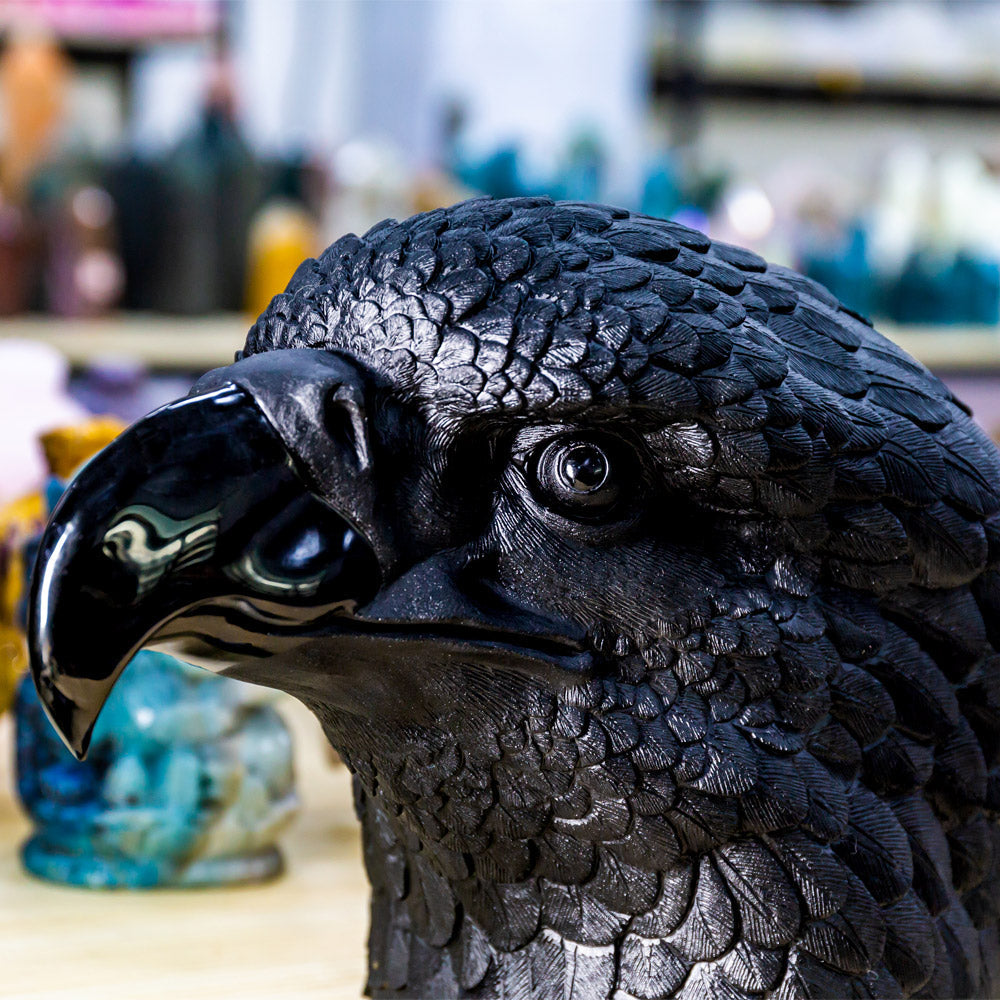 Obsidian Eagle Head