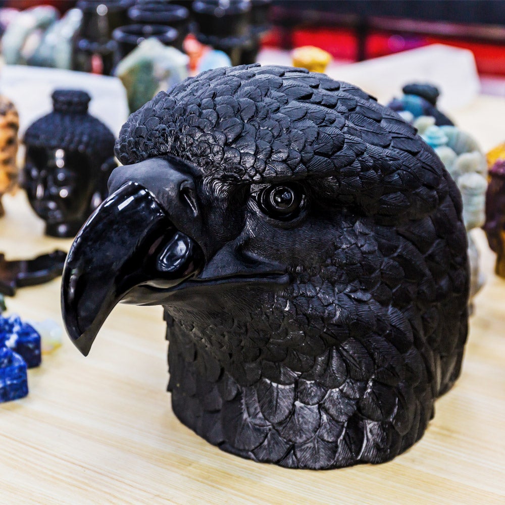 Obsidian Eagle Head