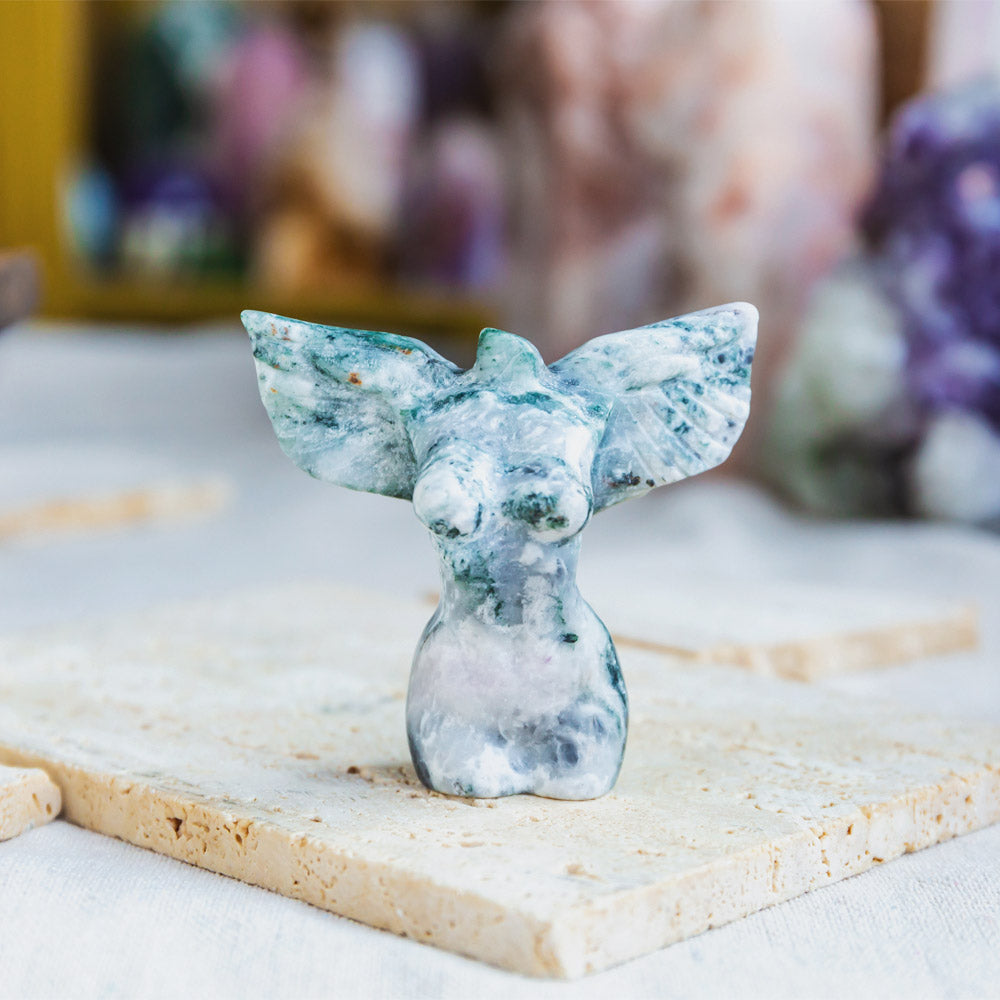 2" Crystal Angel With Wings