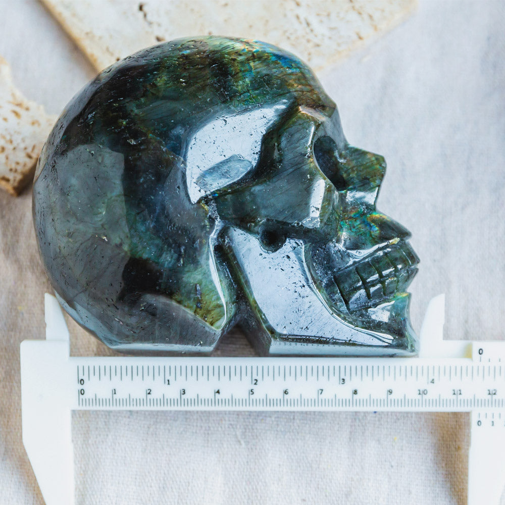 Labradorite Skull