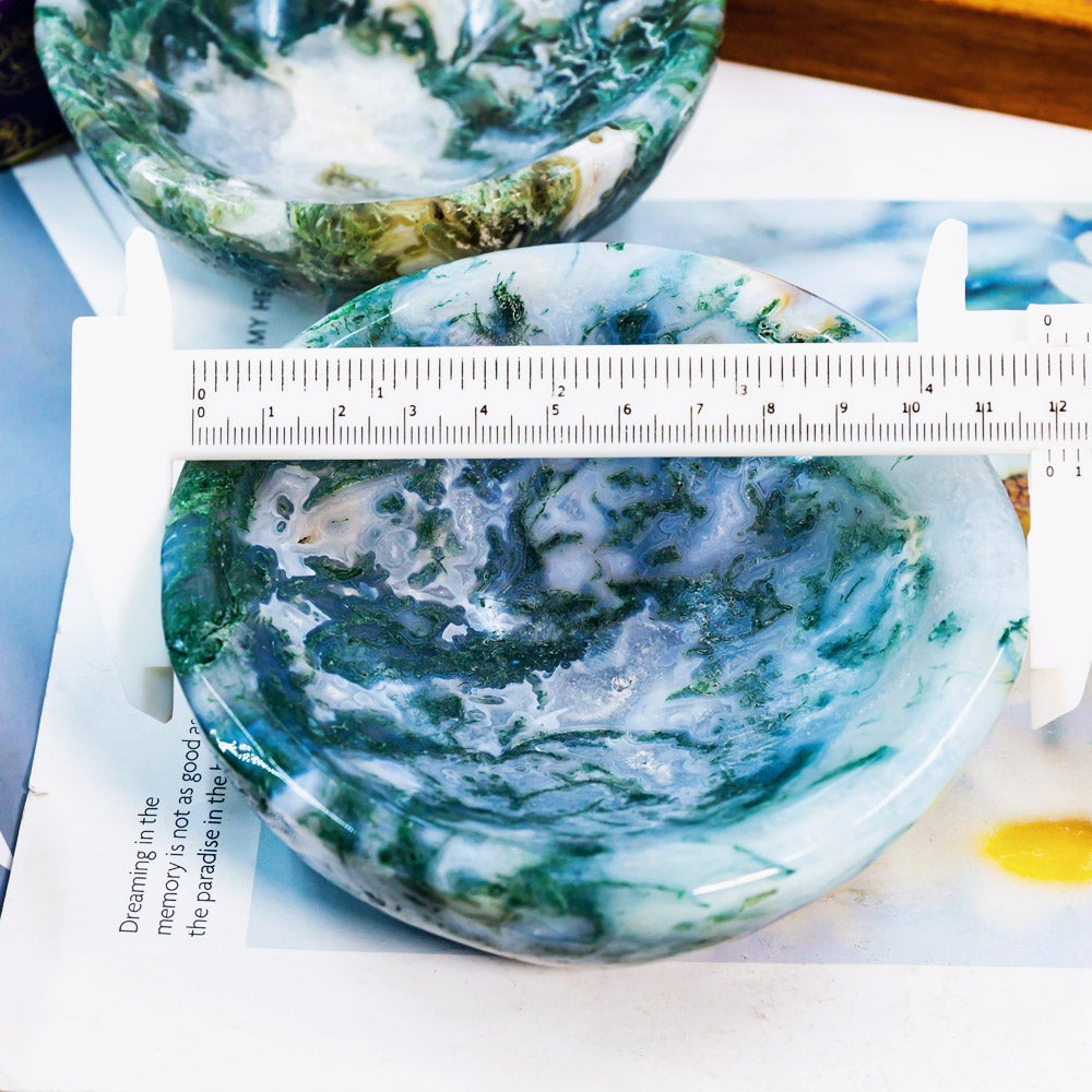 Moss Agate Bowl