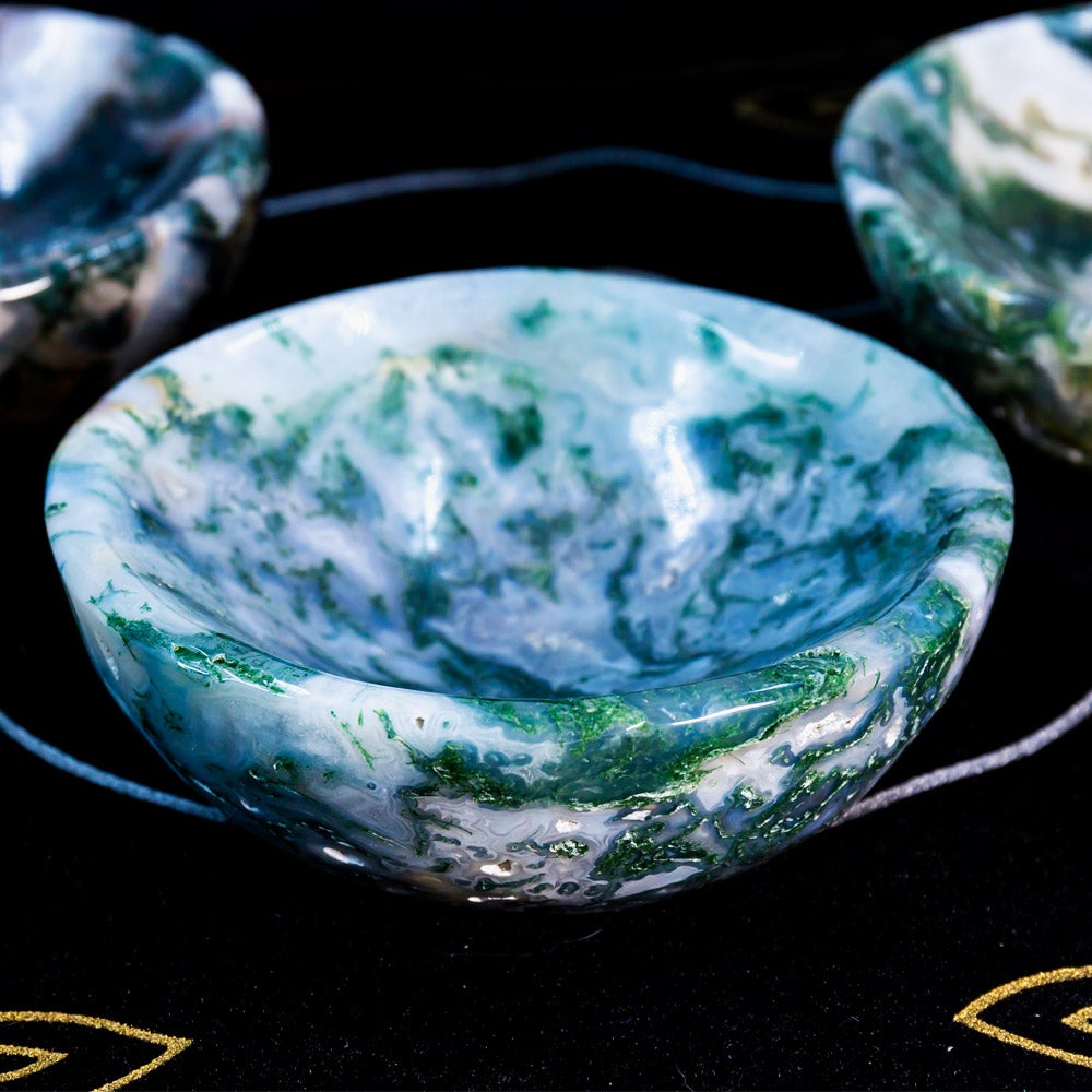 Moss Agate Bowl