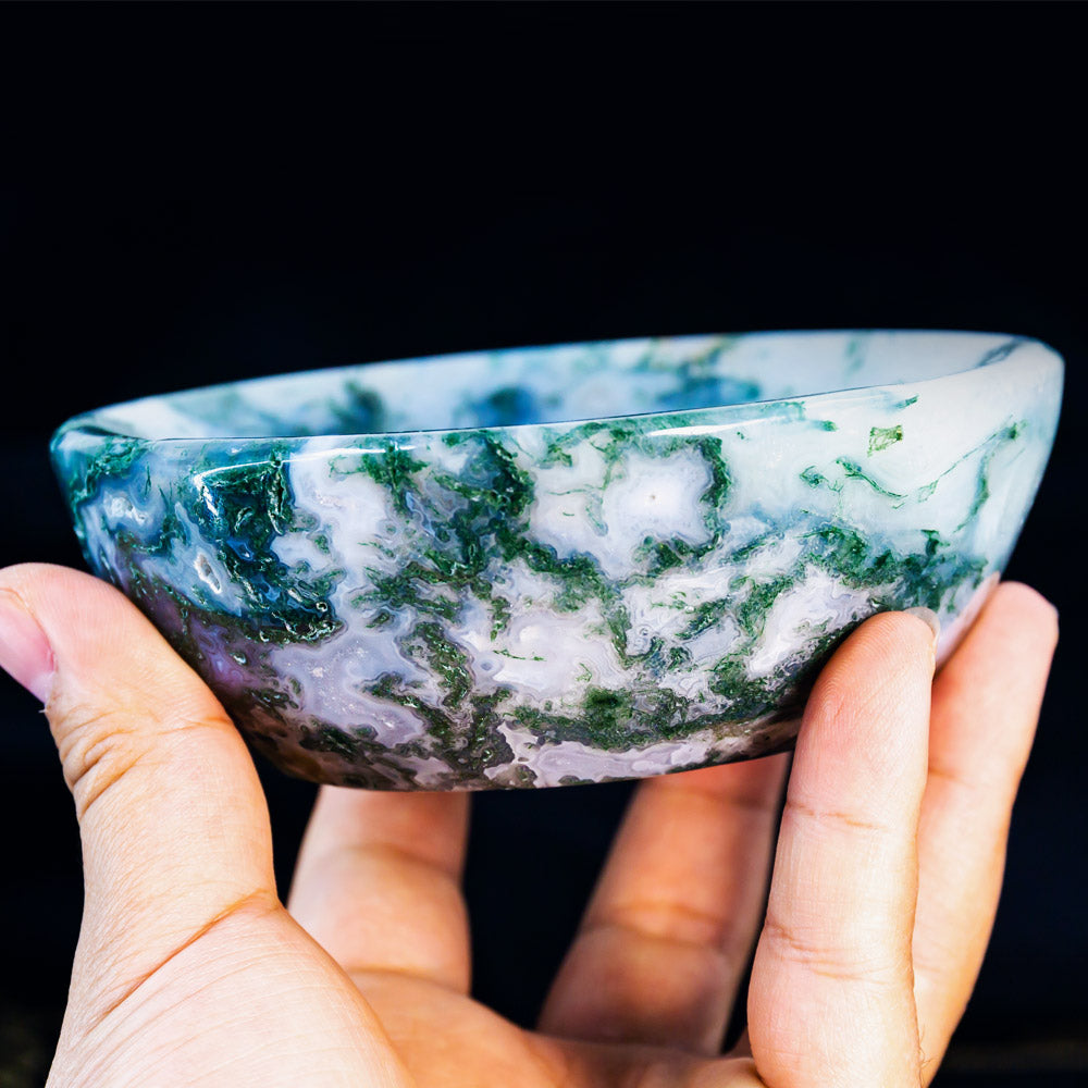 Moss Agate Bowl